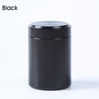 Thee Tin Bus Met Luchtdicht Deksel Aluminium Thee Containers Voor Losse Blad, Koffie, Suiker zwart