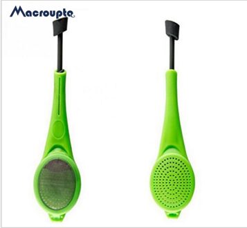 Thee Zetgroep Ingebouwde Plunger Gezonde Intense Smaak Herbruikbare Theezakje Plastic Thee & Koffie Zeef Meten Swirl Steile roer & Druk