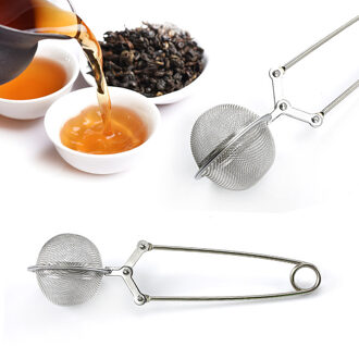 Thee Zetgroep Rvs Sphere Mesh Theezeefje Koffie Herb Spice Filter Diffuser Handvat Thee Bal Drinken Thee Accessoires