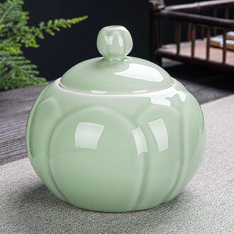 Theebus Lotus Keramische Pot Vochtbestendige Verzegelde Grote Opslag Pot Reizen Thee Doos Chinese Porselein Keramiek Thee Pot koffie Pot type3