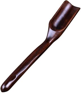 Theeceremonie Natuurlijke Chinese Kongfu Thee Lepel Bamboe Vis Vorm Thee Schop Theewaar Accessoires Chinese Kung Fu Tool Donker Kaki