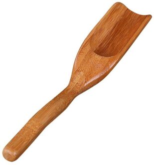 Theeceremonie Natuurlijke Chinese Kongfu Thee Lepel Bamboe Vis Vorm Thee Schop Theewaar Accessoires Chinese Kung Fu Tool licht grijs
