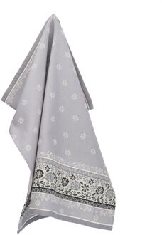 Theedoek Belle Fleur Grijs - 65×65 cm