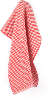 Theedoek Small Check Red