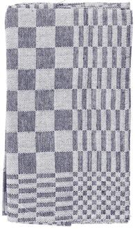 Theedoeken blok 60x65 blauw pak a 6 st.