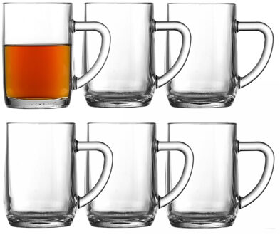 Theeglazen Atlanta - 6x - 300 ml - theeglas - D7 x H10 cm