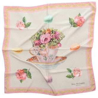 Theekopjes Seidensjaal Veelkleurig