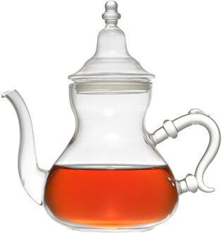 Theepot Marrakesh - Glas - met deksel - transparant - 800 ml - 13 x 23 cm