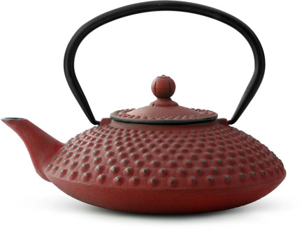 Theepot Xilin 1.25 L gietijzer rood
