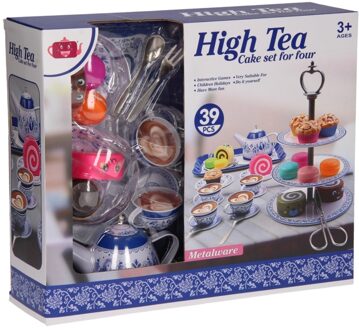 Theeset Met Etagère