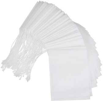 Theezakje Filter Wegwerp Filter Zakken Zak Food Grade Niet-geweven Stof Spice Filter Pouch Voor Thee Koffie Kruiden boeket Garni stijl 3