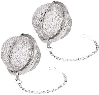 Theezeefje Rvs Handvat Thee Bal Keuken Gadget Koffie Herb Spice Filter Diffuser Pot Bal Thee Zetgroep Dropships