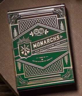 Theory 11 Playing Cards Monarch Green