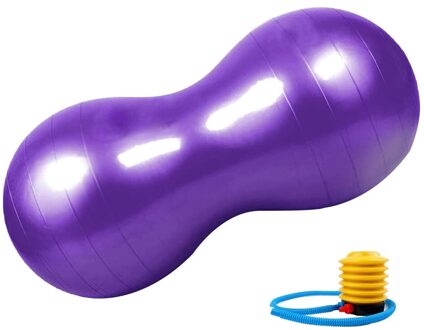 Therapie Bal Pinda Capsule Yoga Bal Voor Balans Oefening Fitness Massage Pijnbestrijding Coördineren Ontwikkeling Met Inflator Paars
