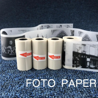 Thermal Printing Paper 57x30mm Semi-Transparent Thermal Printing Roll Paper for Paperang Photo Printer Thermal Printing Paper