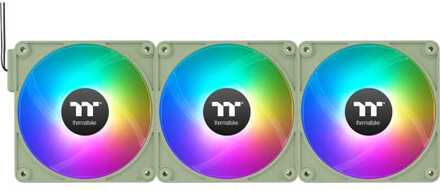 Thermaltake CT120 EX Reverse ARGB Sync PC Cooling Fan - Matcha Green (3-Fan Pack) Case fan