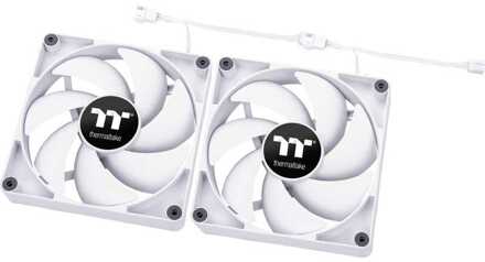 Thermaltake CT140 PC Cooling Fan White (2-Fan Pack) Case fan
