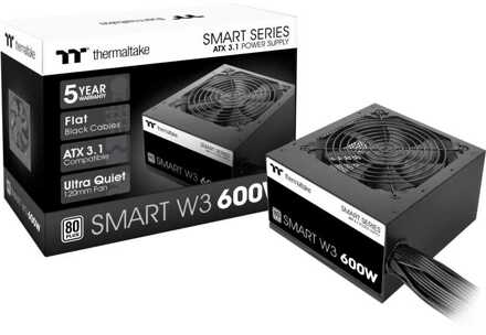 Thermaltake Smart W3 600W Voeding