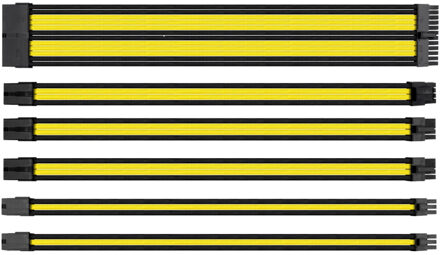 Thermaltake TtMod Sleeve Cable (Cable Extension) - Yellow/Blac