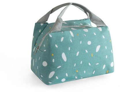 Thermische Kleine Draagbare Geïsoleerde Koeler Lunch Picknick Opbergtas Carry Tote Box Office School Student Lunch Zakken Packs groen