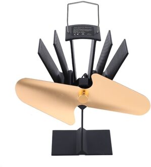 Thermische Power Haard Ventilator Warmte Aangedreven Houtkachel Fan Voor Hout/Log Brander/Haard Eco Vriendelijke Twee-blad Fans
