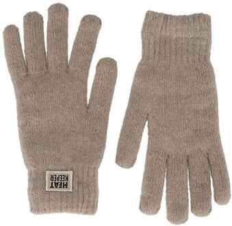 Thermo Handschoenen Dames Beige Melange - One size