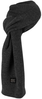 Thermo Sjaal Heren Knitted Antraciet - One size