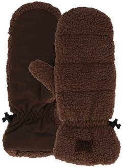 Thermo Wanten Dames Teddy Taupe - One size