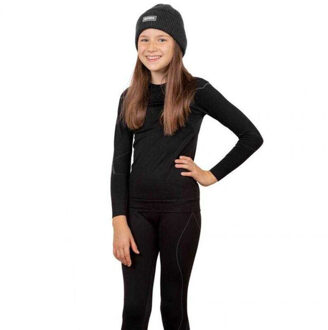 Thermoactieve onderlagen voor kinderen/kinderen Zwart - 116