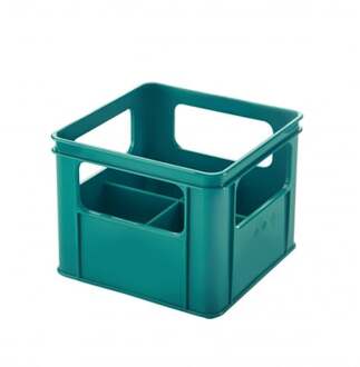 Thermobaby ® Babyfles box voor 4 flessen, diep pauw Turquoise