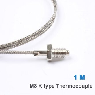 Thermokoppel M6 M8 Schroefdraad Inch Thermische Weerstand Temperatuursensor Lijn Probe Temperatuursensor