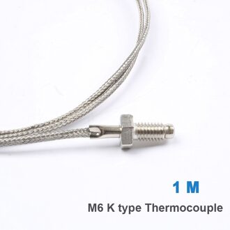 Thermokoppel M6 M8 Schroefdraad Inch Thermische Weerstand Temperatuursensor Lijn Probe Temperatuursensor