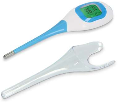 Thermometer met groot verlicht display Fysic Blauw-Wit