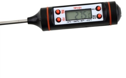 Thermometer Voor Keuken Koken Bbq Digitale Probe Vlees Rvs Foldableturkey Voedsel Thermometer
