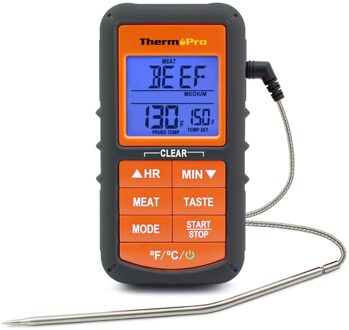 Thermopro TP-06S Digitale Probe Oven & Roosteren Thermometer Met Timer Voor Bbq/Grill/Vlees/Keuken Voedsel Koken