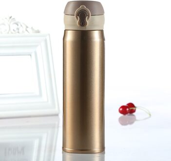 Thermos Beker Roestvrij Staal Thermo Mok Voor Thee Geïsoleerde Thermos Coffee Cup Termal Mok Auto Thermo Kopjes Thermoskan Goud