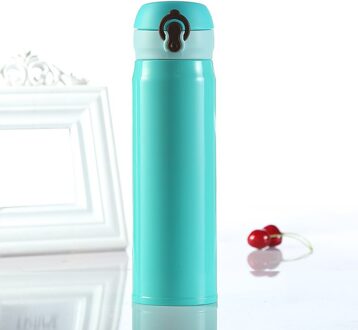 Thermos Beker Roestvrij Staal Thermo Mok Voor Thee Geïsoleerde Thermos Coffee Cup Termal Mok Auto Thermo Kopjes Thermoskan groen