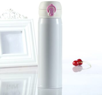 Thermos Beker Roestvrij Staal Thermo Mok Voor Thee Geïsoleerde Thermos Coffee Cup Termal Mok Auto Thermo Kopjes Thermoskan wit