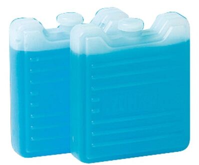 Thermos Mini koelelementen - 2x stuks - 100 gram - 8 x 9 x 2.3 cm - Koelen