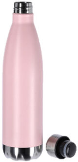 Thermosfles / isoleerfles roze RVS 0.75 L - Thermosflessen