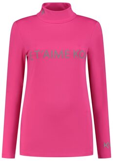 Thermoshirt Dames Je T'aime Kou Roze-M - M