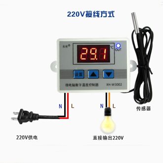 Thermostaat Digitale Display Intelligente Thermostaat 220V 12v24V Verstelbare Temperatuur Automatische Koeling Verwarming Temperatuur Switc