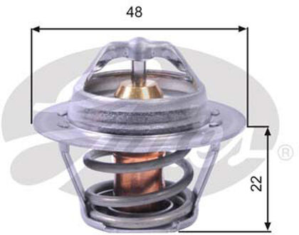 Thermostaat, koelvloeistof