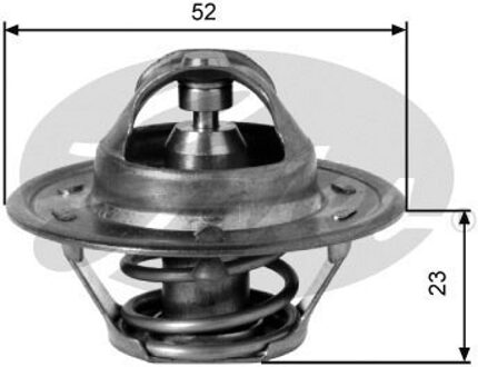 Thermostaat, koelvloeistof