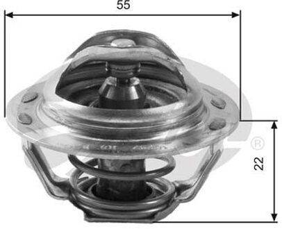 Thermostaat, koelvloeistof