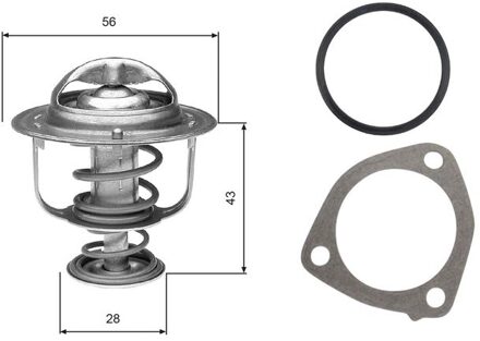 Thermostaat, koelvloeistof