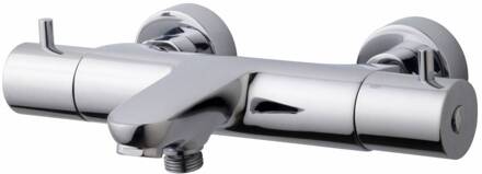 thermostaatkraan Caral in de kleuren zwart, koper, messing en chroom