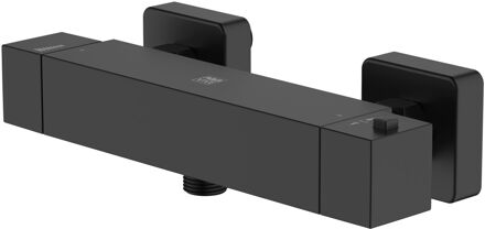 Thermostatische Douchekraan Tanaro - Zwart Mat - 15 Cm