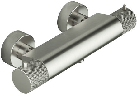 Thermostatische Douchemengkraan Hotbath Cobber X Geborsteld Nikkel