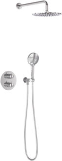 Thermostatische Inbouwdoucheset Wandarm MAY Inbouw Chroom